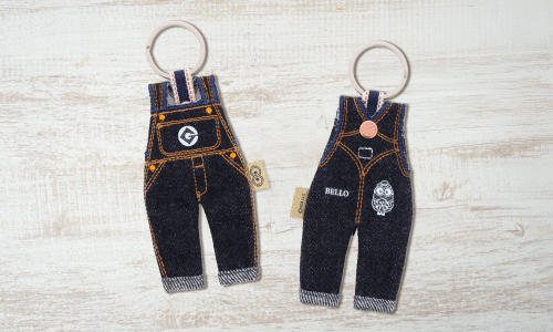 【3/20発売予定】ミニオーバーオールキーホルダー